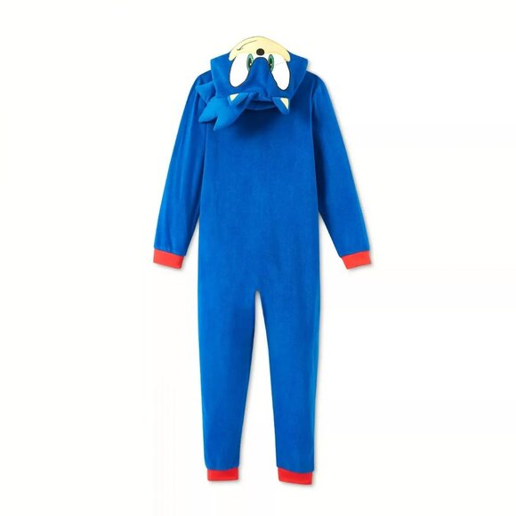 EUC Sonic The Hedgehog Costume Kids Union Suit Sz L - Picture 2 of 6